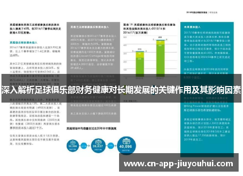 深入解析足球俱乐部财务健康对长期发展的关键作用及其影响因素 深入解析足球俱乐部财务健康对长期发展的关键作用及其影响因素